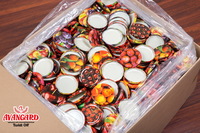 OOO  "AJI CAPS" - Крышки металлические винтовые с резьбовыми выступами Твист-офф диаметром 82 мм.