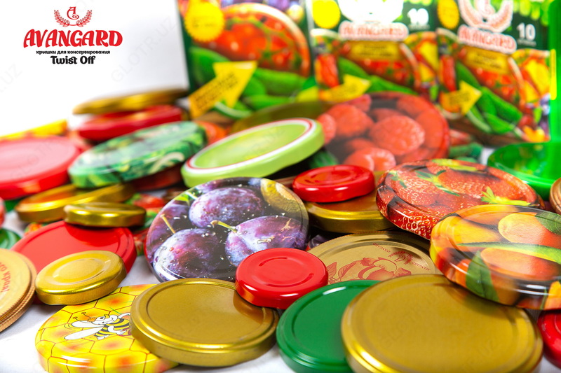 Крышки металлические винтовые с резьбовыми выступами Твист-офф диаметром 82 мм. - Крышки для посуд