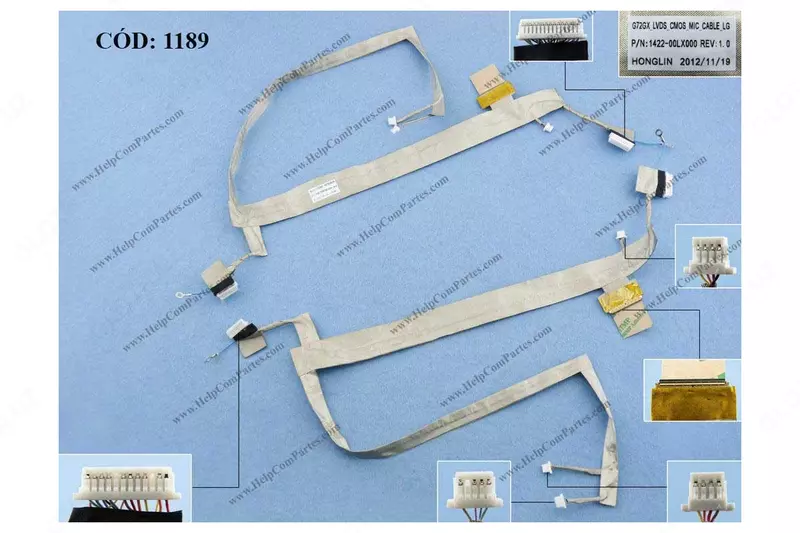 Шлейф матрицы для ноутбука Asus G72 - 115 000 сум