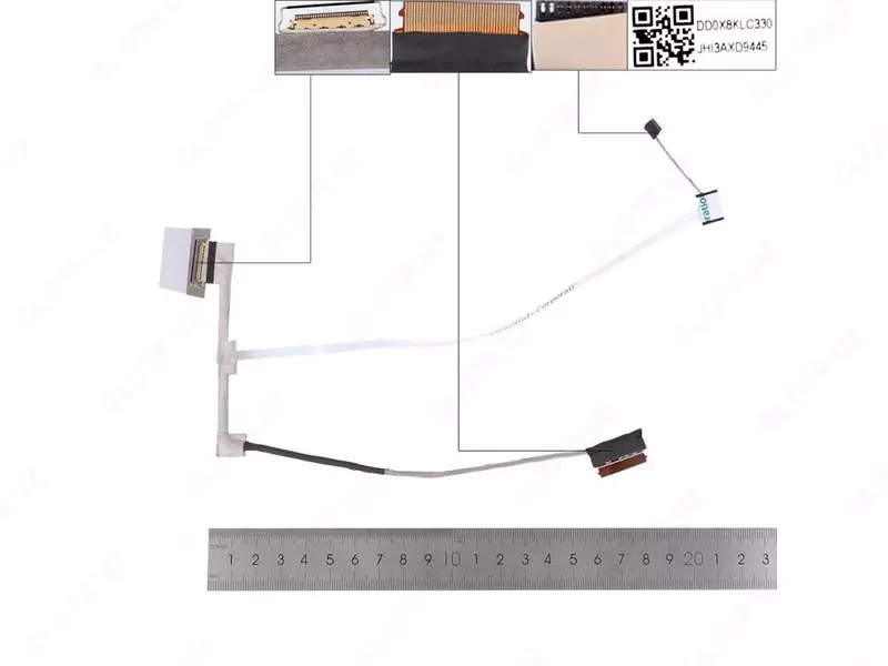 Шлейф для HP probook 450 g6, 455R g6, 455 g6, 30pin