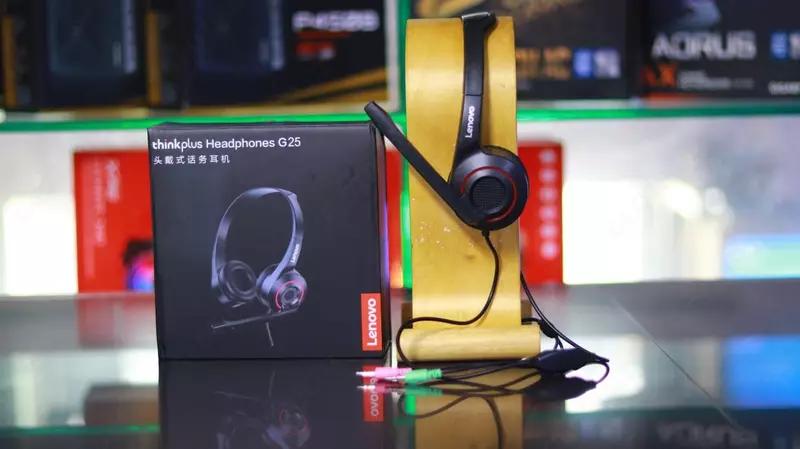 Проводная гарнитура Lenovo G25 черный