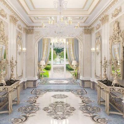 Пол из кварцевого камня