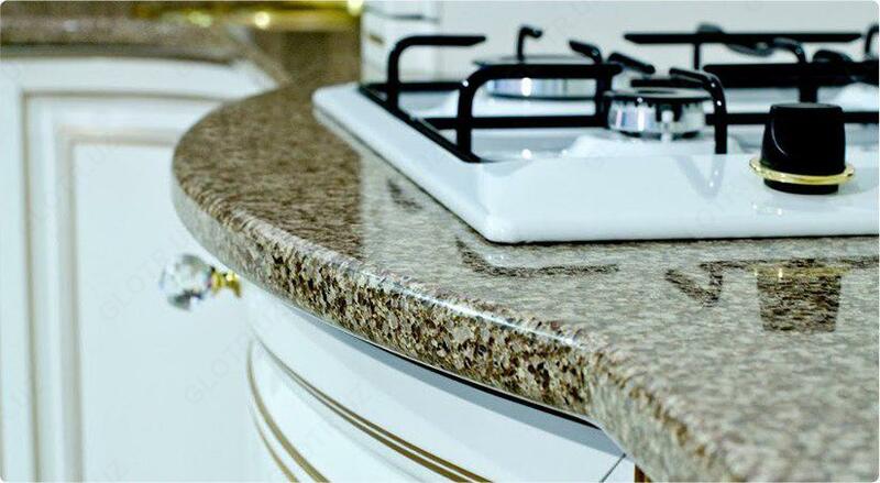Столешница для кухни из кварцевого камня