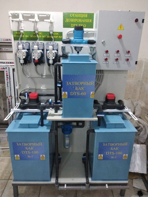 Станция дозирования гипохлорита кальция DTS-EKO-100/S (насос дозатор 0