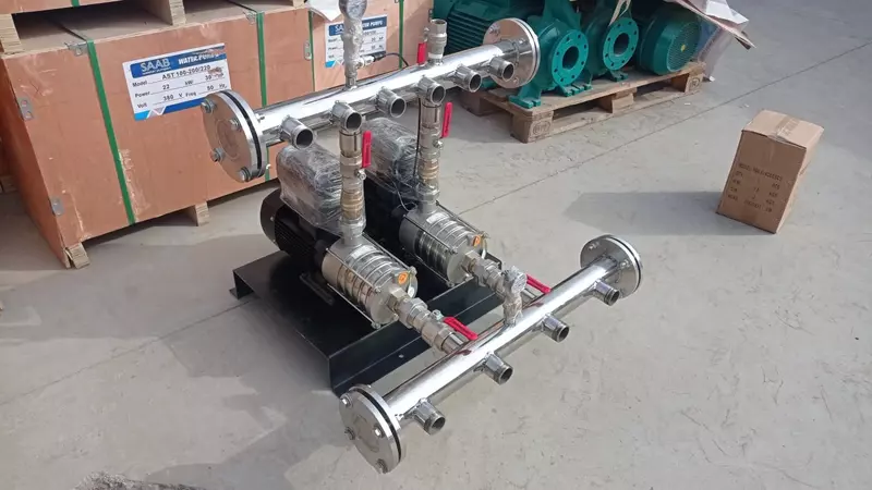 Насосная станция Shimge и SAAB Насосы