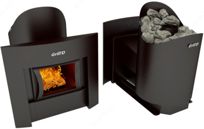 Каменка Aurora 180 window для бани и сауны