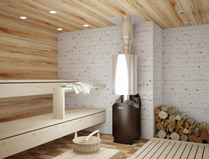 Каменка Aurora 180 window для бани и сауны - 7 958 000 сум