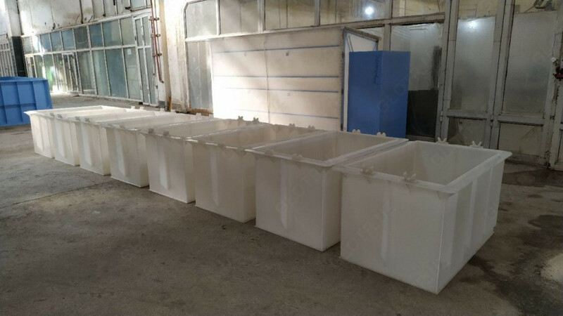 Ванны из сварного полипропилена для гальваники