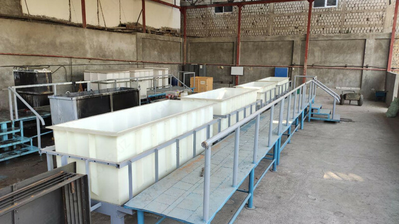 Ванны из сварного полипропилена для гальваники