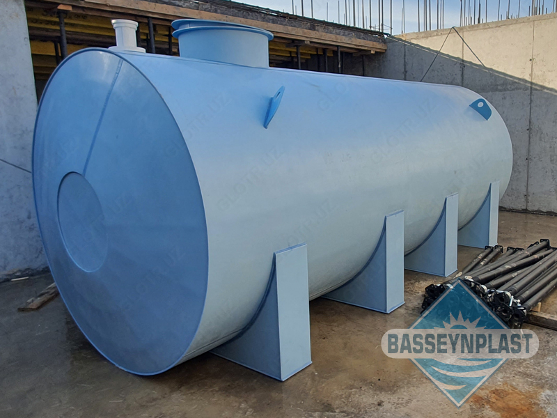 Емкость горизонтальная пластиковая 15м3