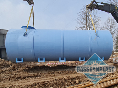 Эко ёмкость горизонтальная пластиковая 40м3