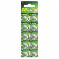 Батарейка GP button cell 1.5V A76F-U10 10*BL