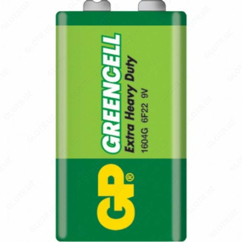 Батарейка GP GREENCELL 9.0V (6F22) 1*BL - 20 000 сум