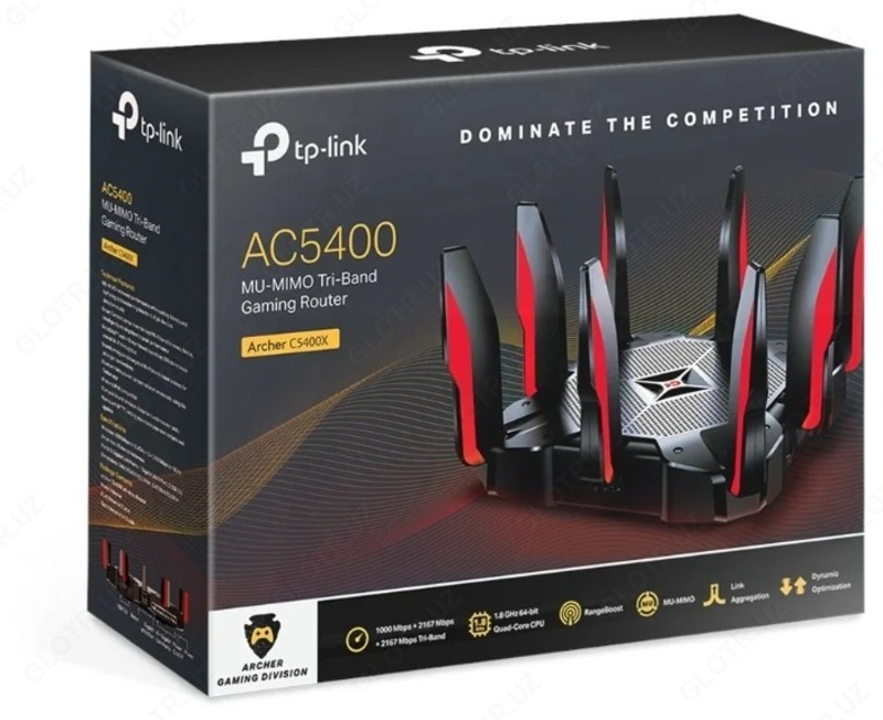 3 267 000 сум Wi-Fi роутер TP-LINK Archer C5400X