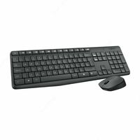 Клавиатура и мышь Logitech MK235 Wireless Keyboard and Mouse Black USB