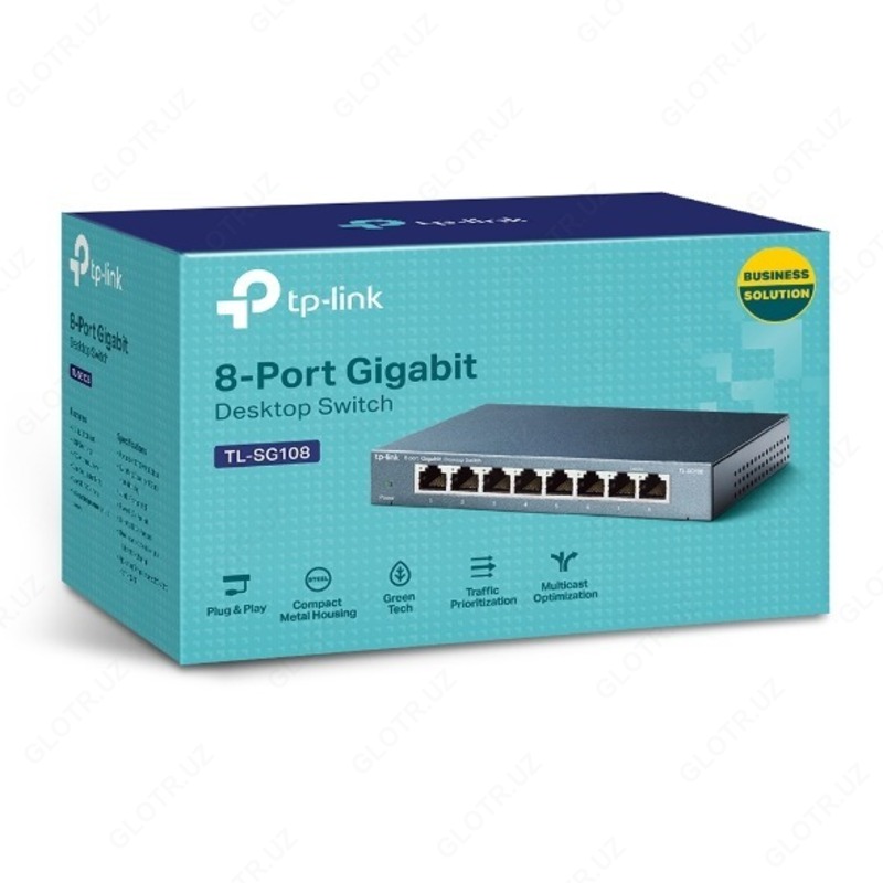 709 000 сум Коммутатор TP-LINK TL-SG108PE