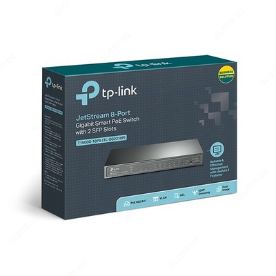 Коммутатор TP-LINK T1500G-10PS(TL-SG2210P) Только в розницу
