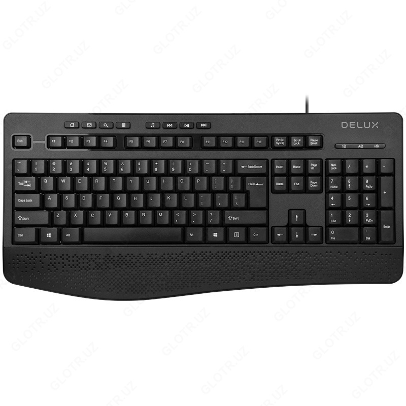 Клавиатура Delux DLK-6060UB Black