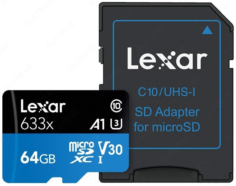 Флешка Lexar micro 32/64GB 95Mb/s 4K