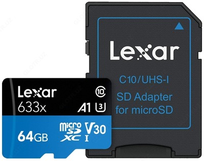 Флешка Lexar micro 32/64GB 95Mb/s 4K
