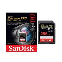 Sandisk SD 128 / 256GB 170Mb / s 4K xotira kartasi
