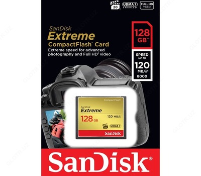 Карта памяти Sandisk CF 128GB 120Mb/s