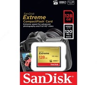 Sandisk CF 128GB 120Mb / s xotira kartasi