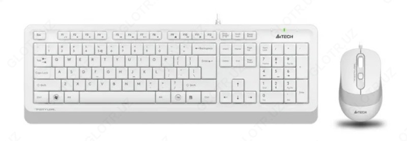 Klaviatura va sichqoncha A4Tech FG1010 White USB - 310 500 so'm