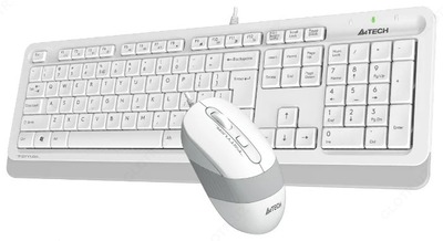 310 500 сум / шт. Клавиатура и мышь A4Tech FG1010 White USB