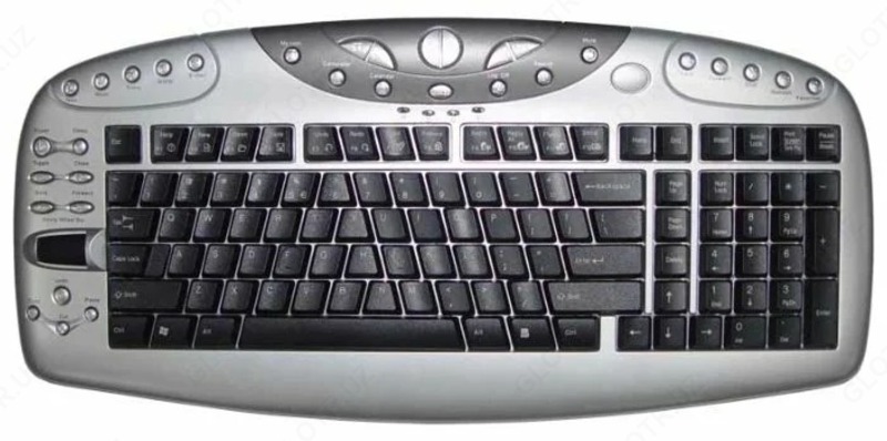 A4Tech KBS-26 kumush-qora PS / 2 klaviaturasi