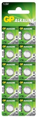 Батарейка GP Alkaline Cell A76 LR44 - 60 000 сум / шт.