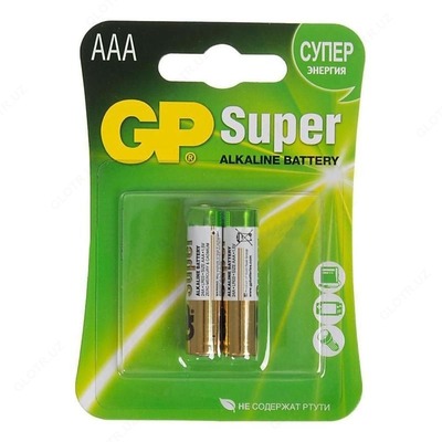 Batareyalar GP Super pushti AAA LR03 - 14 000 so'm / dona