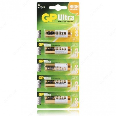 Батарейка GP ULTRA ALKALINE (LR6) 5*BL