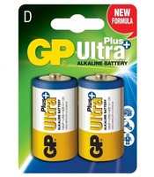 Батарейка GP ULTRA+ ALKALINE (LR20) D 2*BL