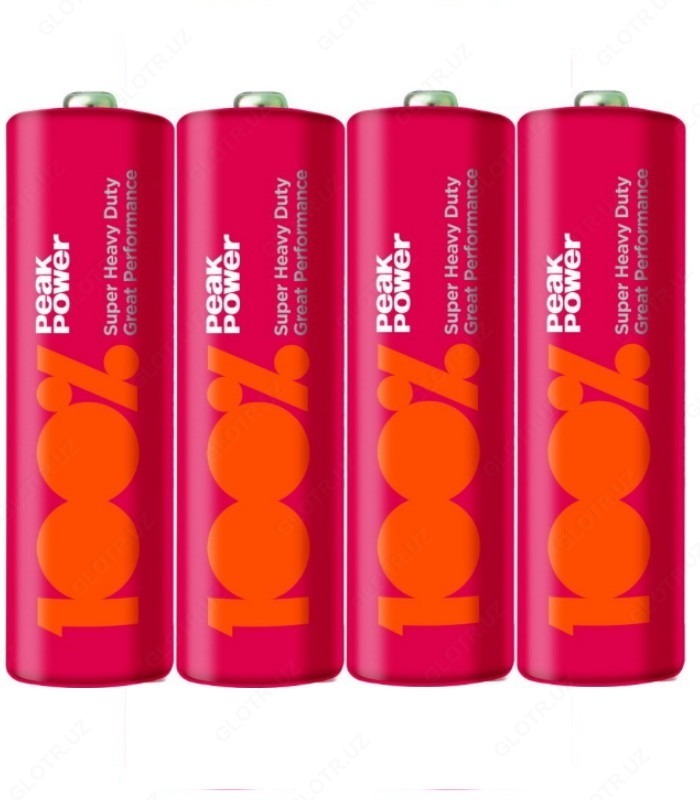 Batareyka PEAK POWER Sink Carbon 1.5V (R6) 4 * BL