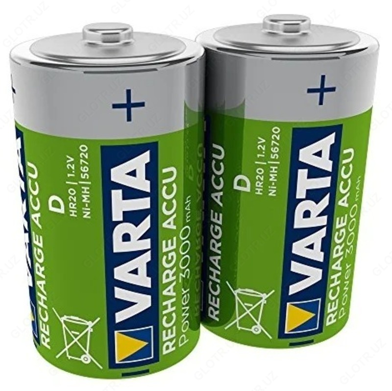 116 886 сум Аккумулятор Ni-Mh 3000 мА·ч VARTA Recharge Accu Power 3000 D