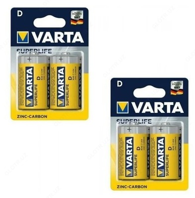 Batareya VARTA SUPERLIFE D / R20 - 66 000 so'm / dona