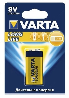 Батарейка VARTA LONGLIFE 9V - 52 000 сум / шт.