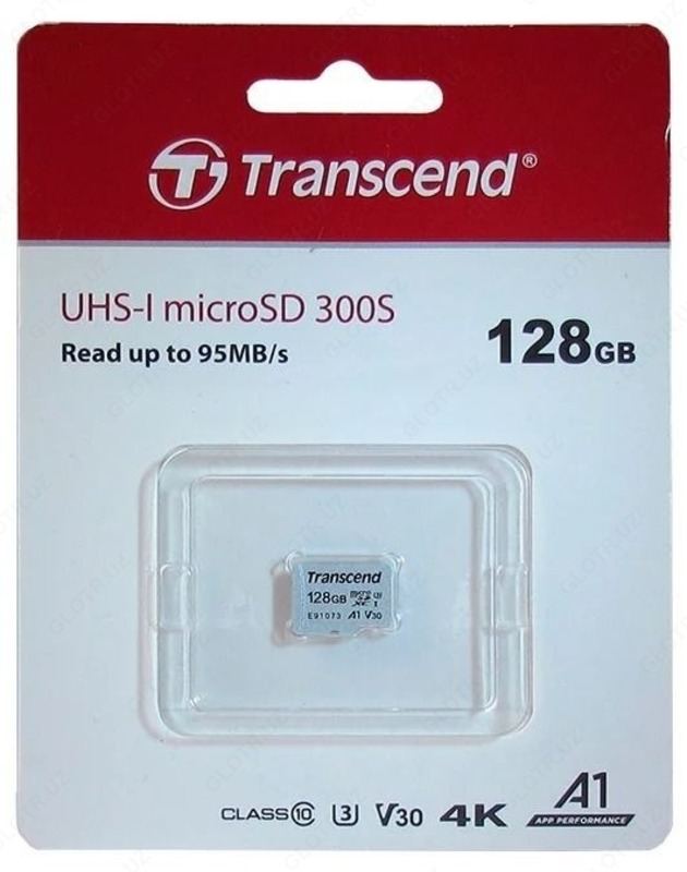 405 000 сум Transcend MicroSD Flash 300S 128gb
