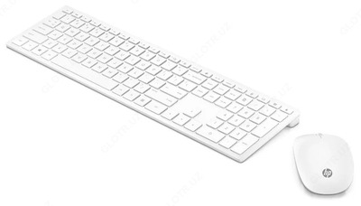 Клавиатура и мышь HP 4CF00AA Wireless Keyboard and Mouse 800 White USB
