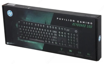 HP Pavilion Gaming Keyboard 500 3VN40AA qora USB