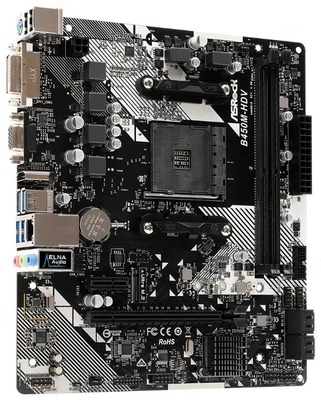 909 500 сум / шт. Материнская плата ASRock B450M-HDV R4.0