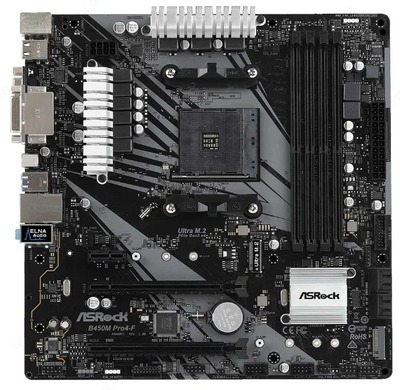 Материнская плата ASRock B450M Pro4-F