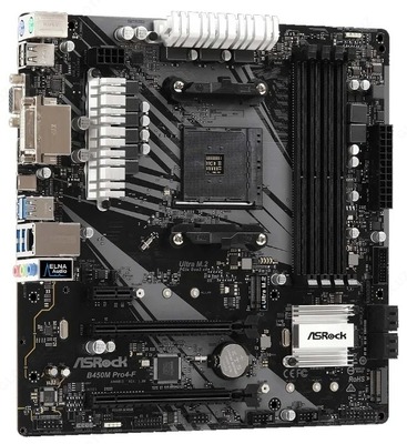 1 070 000 сум / шт. Материнская плата ASRock B450M Pro4-F
