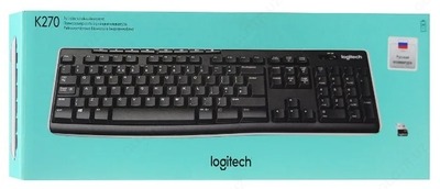 Клавиатура Logitech Wireless Keyboard K270 Black USB