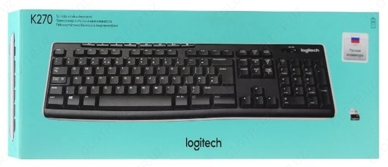 Клавиатура Logitech Wireless Keyboard K270 Black USB