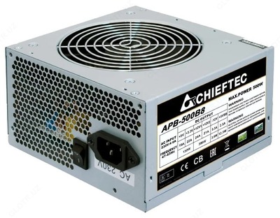 Chieftec APB-500B8 500W quvvat manbai Chieftec APB-500B8 500W quvvat manbai