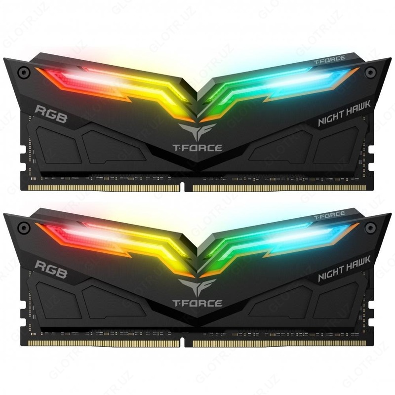 Оперативная память Team Group T-Force Night Hawk RGB DDR4 32GB (2x16GB) 3200Mhz