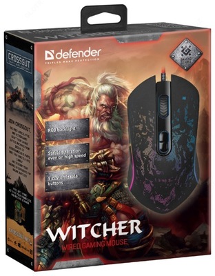 Мышь Defender Witcher GM-990 RGB - 195 000 сум / шт.