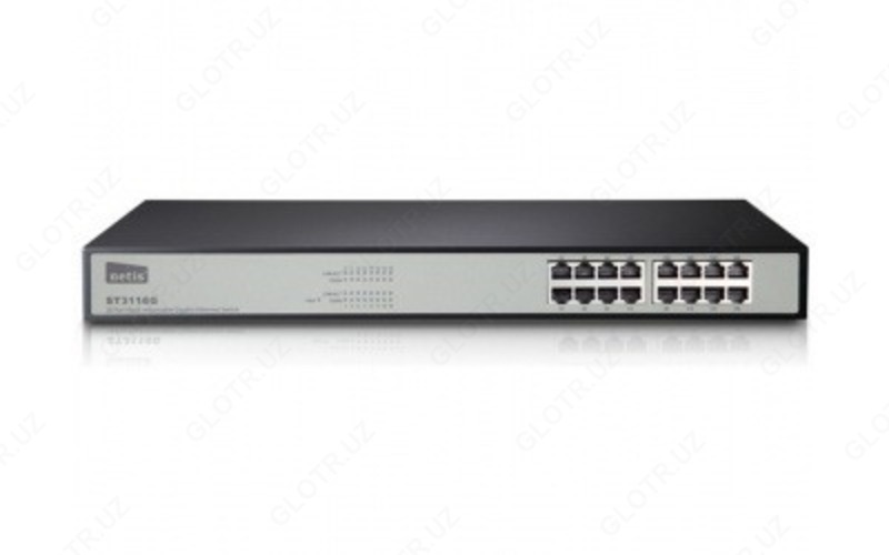 Коммутатор Gigabit Ethernet с 16 портами Netis ST3116G